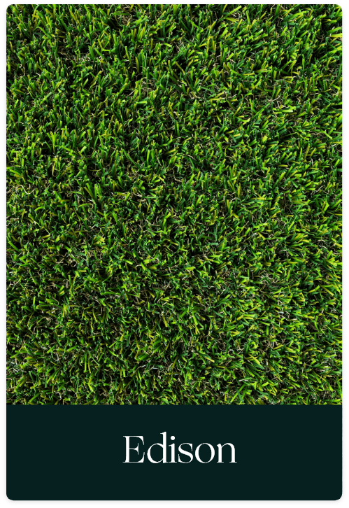 Gazon synthétique EDISON 36 mm – Gamme Confort proposé par Maison du Gazon.com spécialiste de la pose de gazon synthétique dans l’Hérault