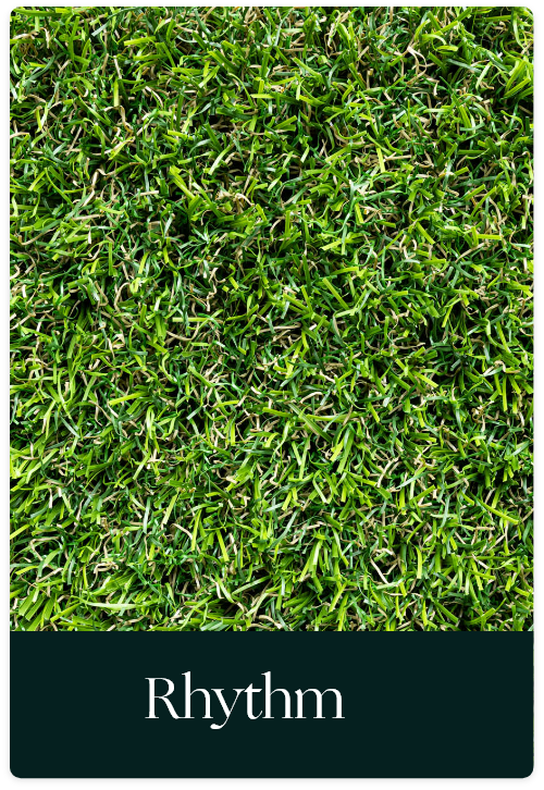 Gazon synthétique RHYTHM 45 mm - Gamme Prestige proposé par Maison du Gazon.com spécialiste de la pose de gazon synthétique dans l’Hérault