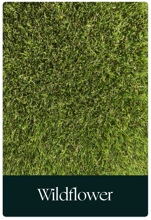 Gazon synthétique WILDFLOWER 40 mm – Gamme Confort proposé par Maison du Gazon.com spécialiste de la pose de gazon synthétique dans l’Hérault 